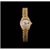 Image 1 : Rolex 18KT Yellow Gold Diamond DateJust Ladies Watch