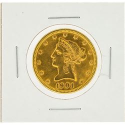 1901 $10 Liberty Head Eagle Gold Coin