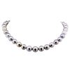 Image 1 : 0.26 ctw Tahitian Cultured Pearl and Diamond Necklace