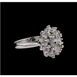 1.63 ctw Diamond Ring - 14KT White Gold