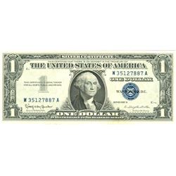 $1 XF/AV Silver Certificate Currency