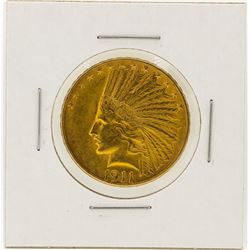 1911 $10 AU Indian Head Eagle Gold Coin