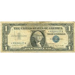$1 VG+ Star Note Silver Certificate