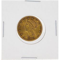 1899-S $5 Liberty Head Half Eagle Gold Coin