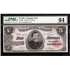 Image 1 : 1891 $5 Treasury Note PMG Choice Uncirculated 64