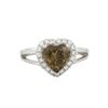 Image 2 : Platinum 2.01ct Natural Fancy Color Diamond Ring