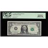 Image 2 : 1995 $1 Federal Reserve Note ERROR Misaligned Back Print PCGS XF 40PPQ