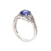 Image 3 : 14KT White Gold 2.59ct. Tanzanite and Diamond Ring