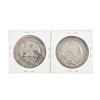 Image 2 : Set of (2) Mexico 8 Reales Silver Coins