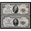 Image 1 : 1929 $10 Bank of New York & 1929 $20 Bank of St. Louis National Currency Note