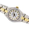 Image 2 : Ladies Two-Tone Oyster Rolex Datejust Watch with Diamond Bezel & Dial