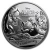 Image 1 : 2016 $2 Disney Alice In Wonderland .999 Fine Silver Proof Coin