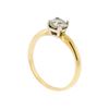 Image 3 : 14KT Yellow & White Gold 0.92ct. Diamond Solitaire Ring
