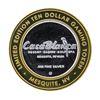 Image 1 : .999 Silver Casa Blanca Resort $10 Casino Gaming Token Limited Edition