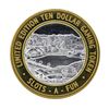 Image 2 : .999 Silver Slots-O-Fun $10 Casino Gaming Token Limited Edition