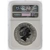 Image 2 : 1999 Great Britain 2 Pound Britannia Silver Coin NGC MS69