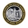 Image 1 : .999 Silver Las Vegas Club $10 Casino Gaming Token Limited Edition