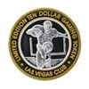 Image 2 : .999 Silver Las Vegas Club $10 Casino Gaming Token Limited Edition