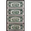 Image 2 : Lot of (4) 1953/A/B/C $2 Legal Tender Notes