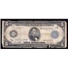 Image 1 : 1914 $5 Large Size Federal Reserve Note