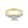 Image 1 : 14K Yellow Gold 1.00ctw Princess Cut Diamond Ring