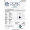 Image 3 : 14KT White Gold 13.67ctw Blue Sapphire and Diamond Pendant with Chain