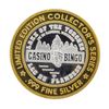Image 1 : .999 Silver Lake of the Torches Casino Bingo $10 Casino Gaming Token Limited Edi