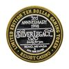 Image 1 : .999 Silver Silver Legacy $10 Casino Gaming Token Limited Edition