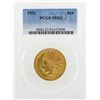 Image 1 : 1932 $10 Indian Head Eagle Gold Coin PCGS MS62