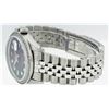 Image 9 : Rolex Mens Stainless Steel Black 8 + 2 Diamond Datejust Wristwatch