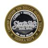 Image 1 : .999 Silver Sierra Sids $10 Casino Gaming Token Limited Edition