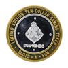 Image 2 : .999 Silver Diamonds $10 Casino Gaming Token Limited Edition