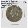 Image 1 : 1936 Lynchburg Virginia Sesquicentennial Commemorative Half Dollar Coin