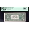 Image 1 : 1974 $1 Federal Reserve Note Overprint on Back ERROR PCGS XF45PPQ