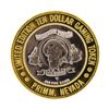 Image 1 : .999 Silver Whiskey Petes Casino Primm, NV $10 Casino Limited Edition Gaming Tok