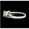 Image 3 : 18KT White Gold 1.53ctw Diamond Ring