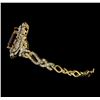 Image 2 : 14KT Yellow Gold 9.14ctw Ruby and Diamond Bracelet