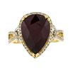 Image 2 : 14KT Yellow Gold 8.46ct Ruby and Diamond Ring