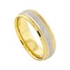 Image 2 : Two Tone Men's wedding band