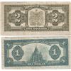 Image 2 : Pair of Dominion of Canada Black Seal Bank Notes - $1 & $2