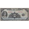 Image 1 : 1935 Bank of Canada English Edition $2 Bank Note - F/F+