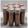 Image 1 : 10 Rolls of BU Pennies - Directly from Bank Bag - 1965