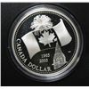 Image 1 : 2005 Canada Proof Fine Silver $1 Dollar Coin - Canadian Flag