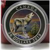Image 1 : 2015 Canada $20 Fine Silver Coin - Wolf