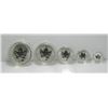 Image 1 : 2004 Canada Silver Maple Leaf Privy Fractional Coin Set