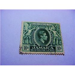 JAMAICA 10 SHILLINGS STAMP