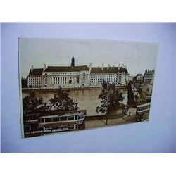 VINTAGE LONDON - NEW COUNTY HALL POST CARD