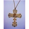 Image 2 : BEAUTIFUL VINTAGE CROSS NECKLACE
