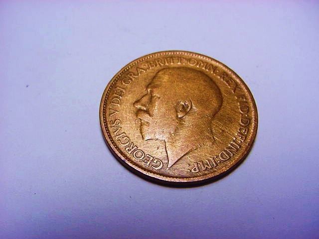 1919 BRITISH HALF PENNY