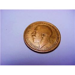 1919 BRITISH HALF PENNY